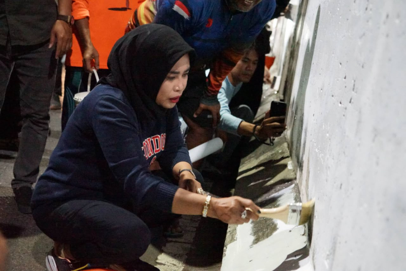 Percantik Flyover Candi, Wabup Mimik Idayana Apresiasi Swadaya Warga-Realisasikan Penanganan Banjir Sumokali-Tenggulunan Tahun 2027 