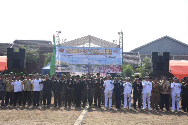 HUT ke-81 TNI, Pemkab Sidoarjo Tekankan Pentingnya Penguatan Kolaborasi 
